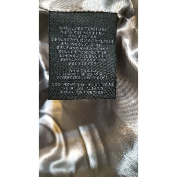 Steve Madden Womens Fall Wool Blend MIDI Coat Small Retail $200 - Picture 7 of 9